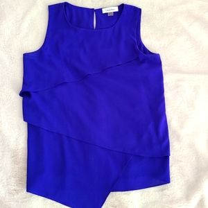 Calvin Klein sleeveless top, Size S, Blue